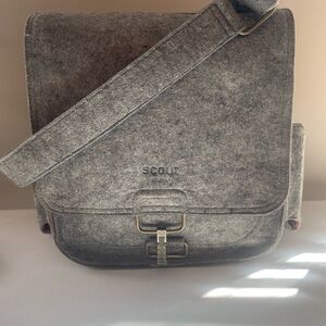 Petunia Pickle Bottom Gray Kids Messenger Bag